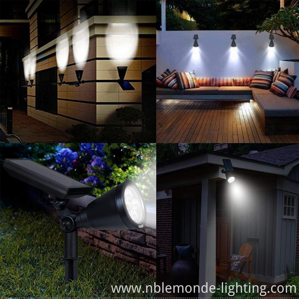 All-weather LED solar garden light